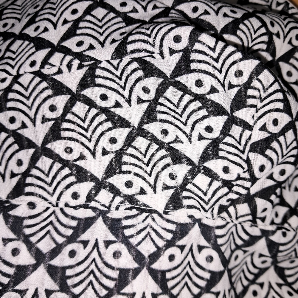 Printed Blouse Black - Picture 4 of 5